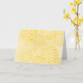 Pastelgelbe Dahlien Karte (Gelbe Blume)