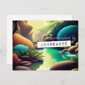 Pastelgesetz der Attraktionsnachweis Postkarte (Vorne/Hinten)