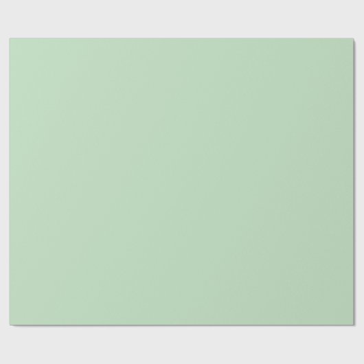 Pastelgrün Geschenkpapier (Flach)
