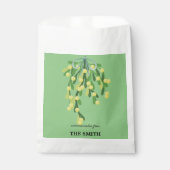 Pastelgrüne Mistelkuchen Geschenktütchen (Vorderseite)