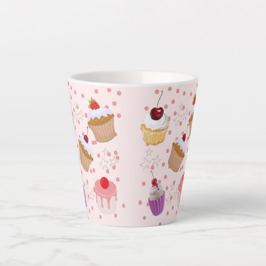 Pastelitenmuster Milchtasse (Vorderseite)