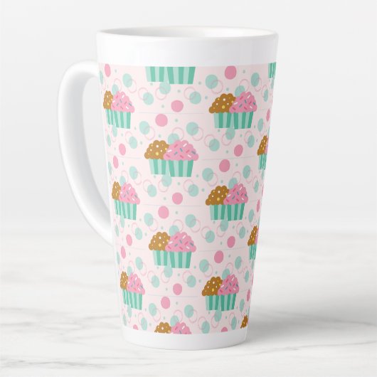 Pastelitos-Muster Milchtasse (Linke Ecke)