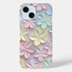 Pastell 3D Floral Phone Case