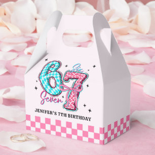Pastell 67 Six Seven Mädchen Geburtstagsfeier Geschenkschachtel