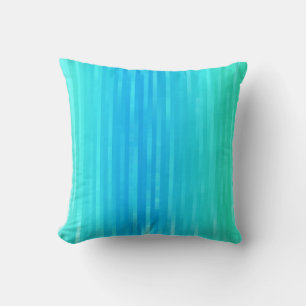 Pastell Abstrakt Art Aquamarin Türkis Blau Grün Kissen