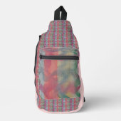 Pastell Abstrakt Art Crossbody Bag (Vorderseite)