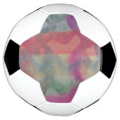 Pastell Abstrakt Art Fußball (Gedreht)