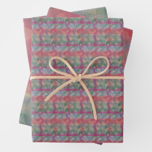 Pastell Abstrakt Art Geschenkpapier Set