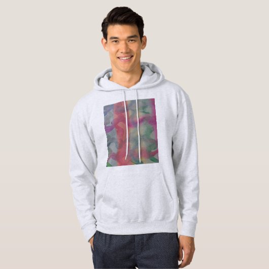 Pastell Abstrakt Art Hoodie (Vorne ganz)