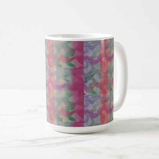 Pastell Abstrakt Art Kaffeetasse (VorderseiteRechts)