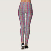 Pastell Abstrakt Art Leggings (Rückseite)