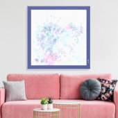 Pastell Abstrakt Art Leinwanddruck (Insitu (Wohnzimmer))