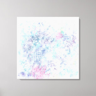 Pastell Abstrakt Art Leinwanddruck