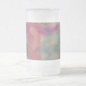 Pastell Abstrakt Art Mattglas Bierglas (Mittel)