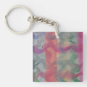 Pastell Abstrakt Art Schlüsselanhänger