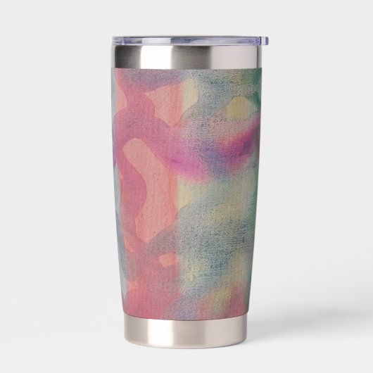 Pastell Abstrakt Art Thermobecher (Links)