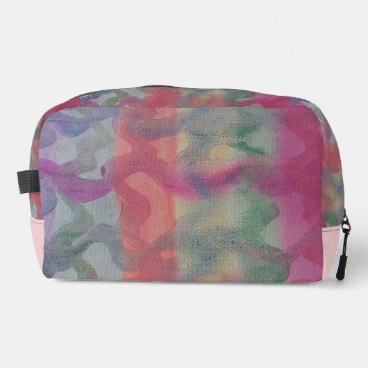 Pastell Abstrakt Art Waschbeutel (Vorderseite)