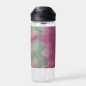 Pastell Abstrakt Art Wasserflasche Trinkflasche (Rückseite)