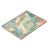 Pastell-Abstrakt-Foto-Notebook Notizblock (Linke Seite)