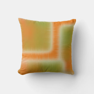 Pastell Abstrakt Orange und Limon Kissen