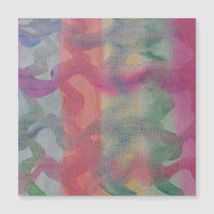 Pastell Abstrakte Art Magnetkarte