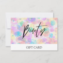 *~* Pastell Abstrakte BlasenTrendy BEAUTY GIFT CAR