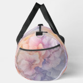 Pastell Abstrakte Blume Muster, farbenfrohe Tanz Duffle Bag (Rechts)