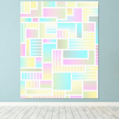 Pastell Abstrakte Kunst Leinwand (Insitu (Holzboden))