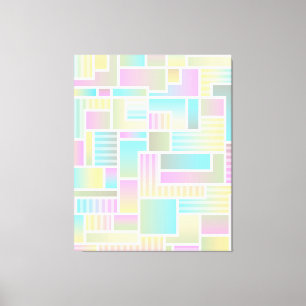 Pastell Abstrakte Kunst Leinwand