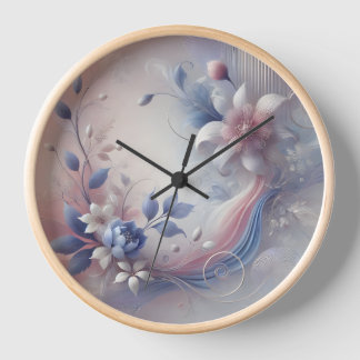 Pastell Abstrakte Wand-Uhr Uhr