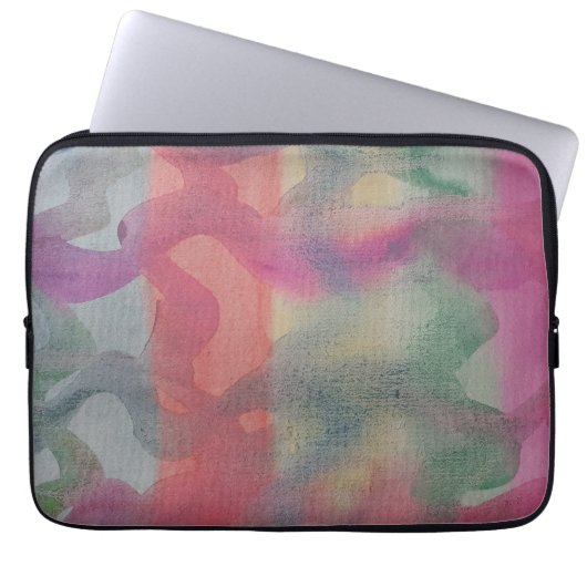 Pastell Abstrakter Laptop-Sieb Laptopschutzhülle (Vorderseite)