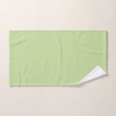 Pastell Apfelgrün einfarbig Badhandtuch Set (Handtuch)