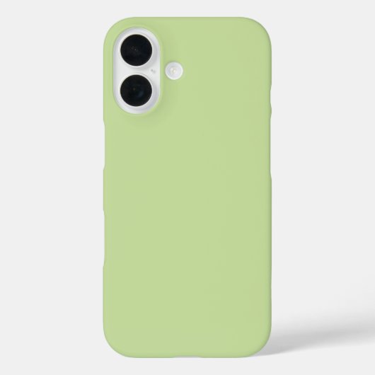 Pastell Apfelgrün einfarbig  Case-Mate iPhone Hülle (Rückseite)