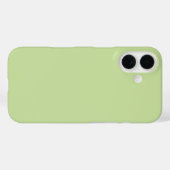 Pastell Apfelgrün einfarbig  Case-Mate iPhone Hülle (Rückseite (Horizontal))