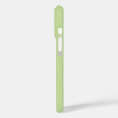 Pastell Apfelgrün einfarbig  Case-Mate iPhone Hülle (Rückseite / Links)