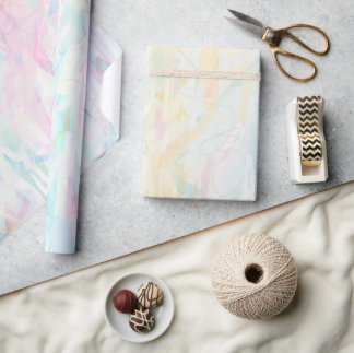 Pastell-Aquarell-Abstrakte Feminine Geschenkpapier