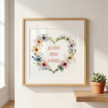 Pastell-Aquarell-Blumen-Herz-Kranz-Blüten-Zitat