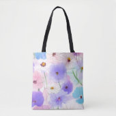 Pastell-Aquarell-Blumentasche Tasche (Vorderseite)