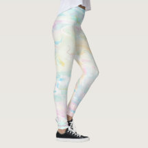 Pastell-Aquarell-Kunst Abstracte feminine Leggings