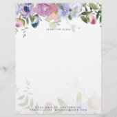 Pastell Aquarell personalisiert (Vorderseite)