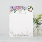 Pastell Aquarell personalisiert (Stehend Vorderseite)