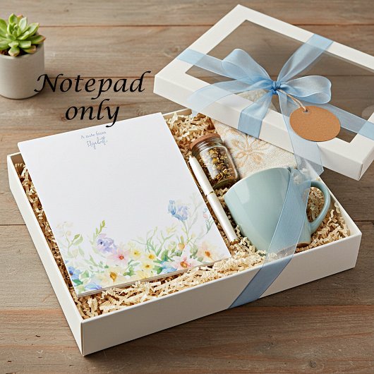 Pastell Aquarell personalisiert Notizblock