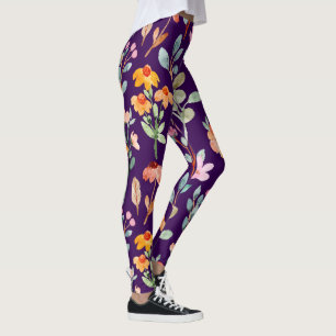 Pastell-Aquarell-Pfingstrosen-Blumenleggings Leggings