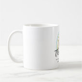 Pastell-Aquarell-Regenbogen-Lehrer Kaffeetasse (Links)