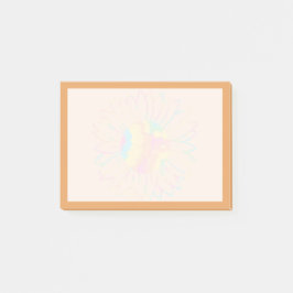 Pastell-Aquarell-Sonnenblumen-Design Post-it Klebezettel
