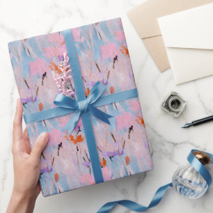 Pastell-Aquarell-Wildblumengarten Geschenkpapier