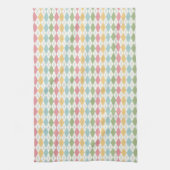 Pastell-Argyle-Muster Geschirrtuch (Vertikal)