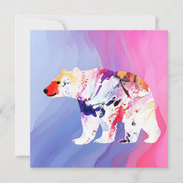 Pastell-arktischer Explorer in Wasserfarbe