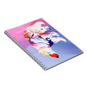 Pastell-arktischer Explorer in Wasserfarbe Notizblock (Rechte Seite)