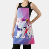 Pastell-arktischer Explorer in Wasserfarbe Schürze (InSitu)